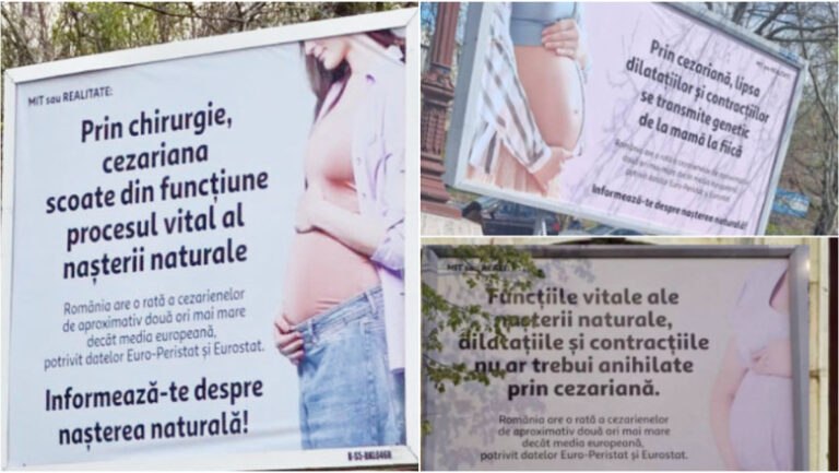 Propaganda anti-cezariană, în vizorul legii: „Se traduce în femei moarte”