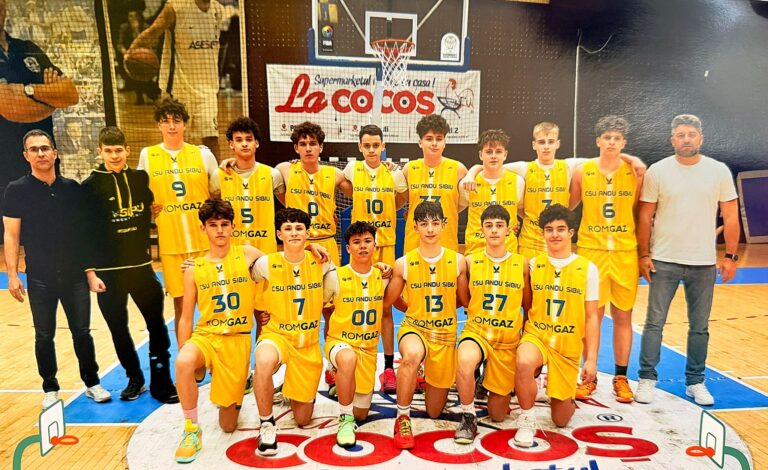Performanță remarcabilă pentru generația U15 baschet masculin a Sibiului: Locul 5 în România!
