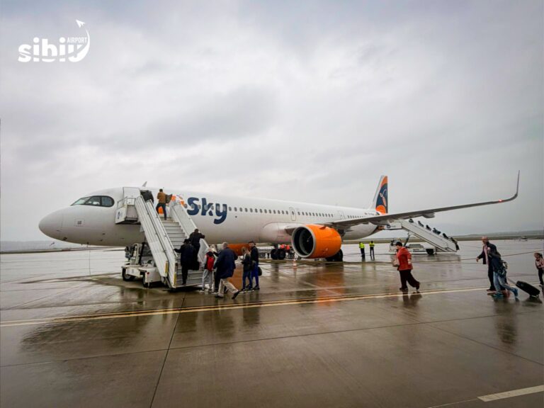 FOTO – Vacanța începe la aeroport: primul zbor spre Hurghada a plecat din Sibiu
