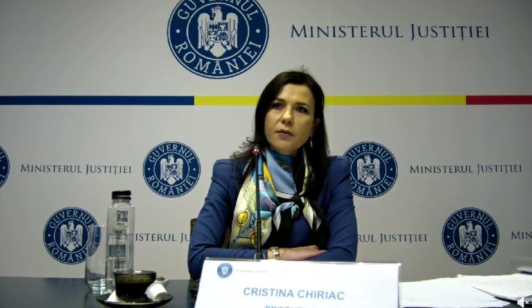 Cristina Chiriac a preluat mandatul de Procuror General al României pentru următorii trei ani