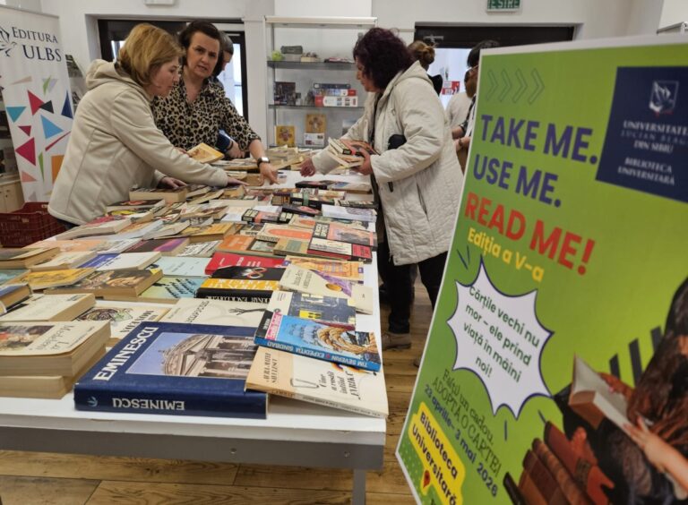 Târg gratuit de carte la Sibiu - „Take me! Use me! Read me!” la Biblioteca ULBS