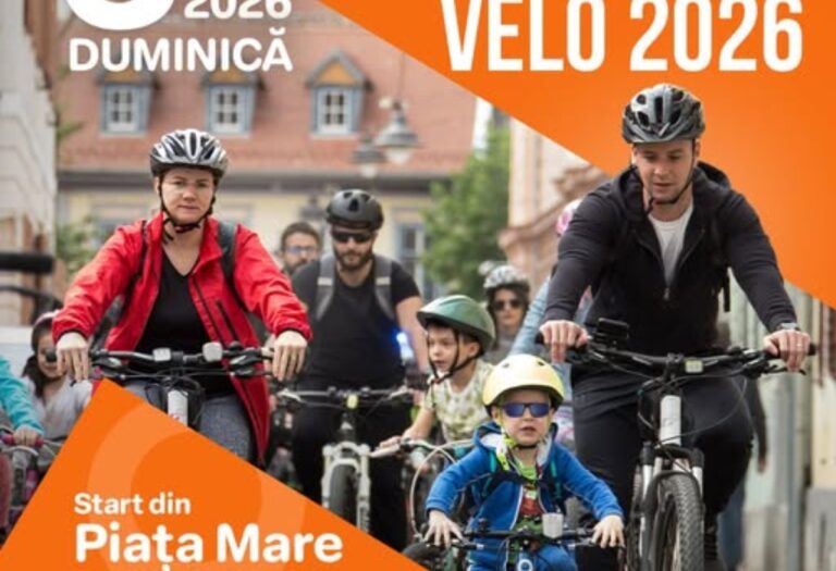 Start sezon ciclism Sibiu 2026: tur Urban Bike Revolution pentru toate vârstele, duminică în Piața Mare