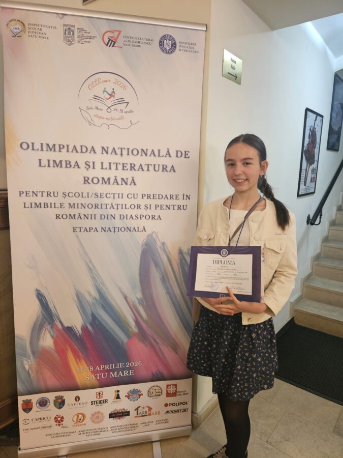 Miruna Bugner, (foto: facebook C.N. „Octavian Goga”)
