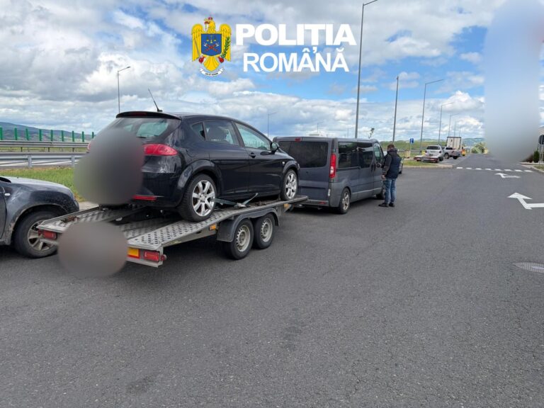 FOTO – Viteză, defecțiuni și transporturi ilegale: bilanț șocant al controalelor de pe A1 în Sibiu