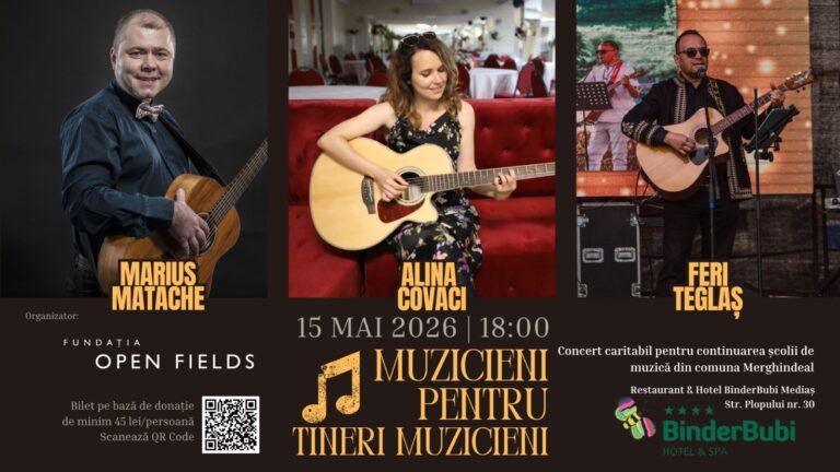 Sunete care schimbă destine: concert pentru copiii din Merghindeal