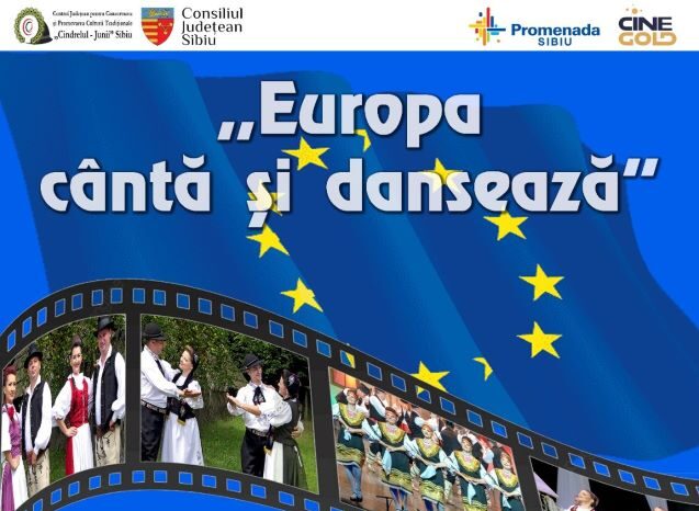 Ziua Europei și Ziua Națională a Costumului Popular din România cu Junii Sibiului
