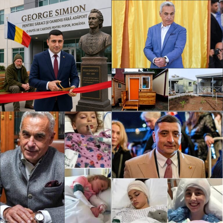 FOTO – Din laboratorul propagandei. Călin Georgescu și George Simion, noii „Mesia”. Unul își „donează” averea, altul „inaugurează” spitale