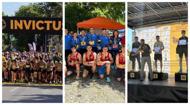Studenții Academiei Forțelor Terestre „Nicolae Bălcescu” din Sibiu, remarcați la Semimaratonul Eroilor INVICTUS, de la Bistrița