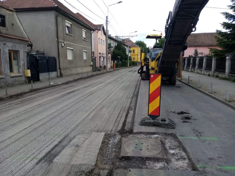 Vești bune pentru șoferi: asfaltări în centrul Mediașului și în Vitrometan
