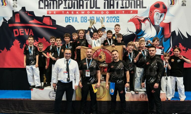 FOTO: Aur pentru Sibiu! Clubul „Puma” domină Taekwon-do-ul românesc la categoria Juniori III