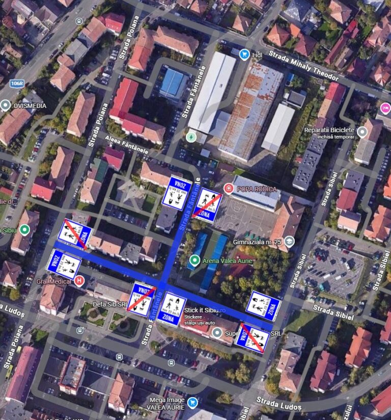 ULTIMA ORĂ: Șoferii, obligați să încetinească la 20 km/h în zona Școlii nr. 25 din Valea Aurie