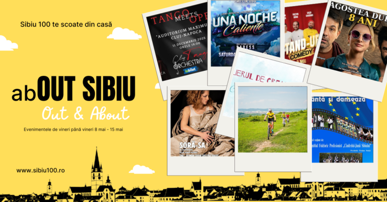 abOUT SIBIU: concerte, stand-up, teatru și drumeții