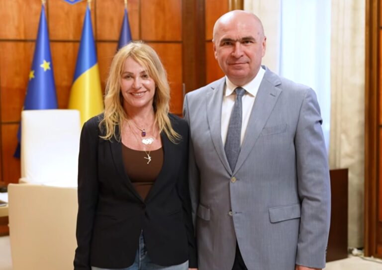 Ilie Bolojan și Nadia Comăneci, întâlnire la Palatul Victoria înaintea Galei „50 de ani de la nota 10”