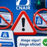CNAIR avertizează șoferii: Două site-uri neautorizate vând roviniete cu taxe suplimentare de până la 30%