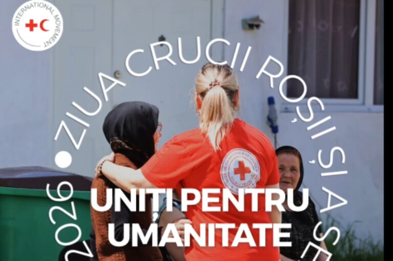 Crucea Roșie Română - Filiala Sibiu marchează 150 de ani de umanitate, prin acțiuni dedicate comunității