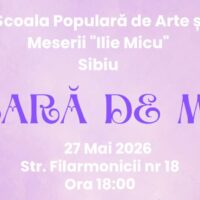 Concert „Seară de Mai” la Școala Populară de Arte și Meserii „Ilie Micu” Sibiu - recital special de primăvară