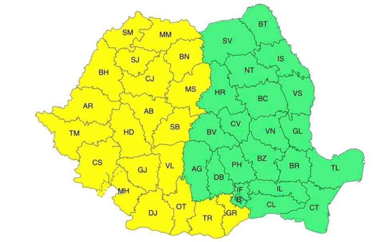 Caniculă peste Sibiu: disconfort termic accentuat, urmat de vijelii și grindină