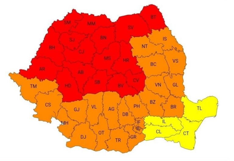 Cod Roșu în Sibiu: 40°C și disconfort termic extrem! Meteorologii avertizează asupra unui episod de caniculă severă