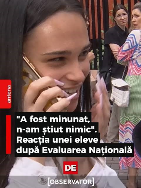 VIDEO: „A fost minunat, n-am știut absolut nimic!” Eleva care a cucerit internetul după examenul la Matematică. „Mamaie, intră pe Antena 1 că mă dă la știri”