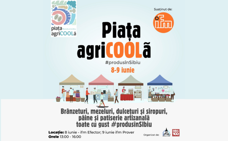 Gustul autentic local revine în companiile sibiene prin Piața agriCOOLă