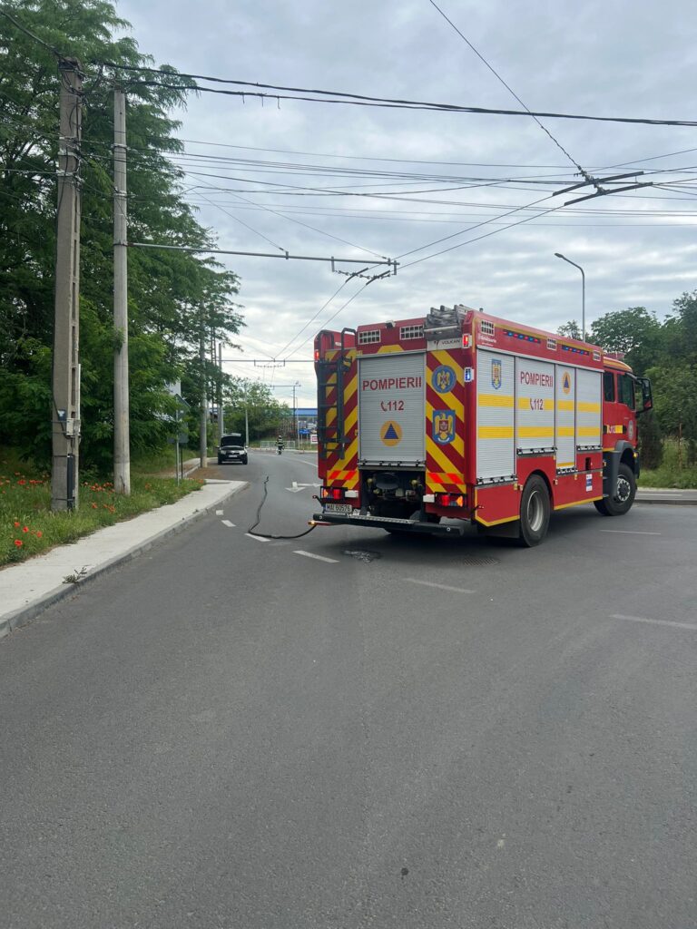FOTO/ULTIMA ORĂ – ALERTĂ la Mediaș: intervenție de urgență după o scurgere periculoasă de GPL