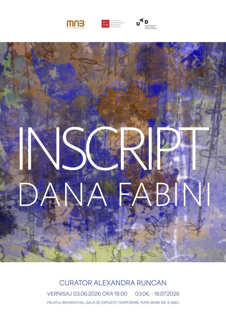 INSCRIPT: Dana Fabini aduce la Palatul Brukenthal o meditație despre memorie, identitate și puterea cuvintelor