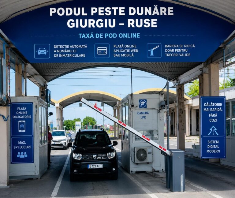 DISPAR COZILE de la Podul Giurgiu-Ruse! Noul sistem digital intră în funcțiune din 15 iunie