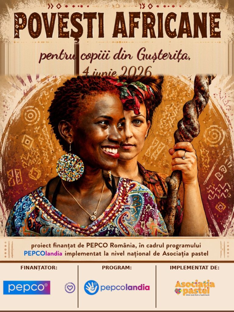 Emoție, cultură și imaginație: „Povești Africane” aduce bucurie copiilor din Sibiu