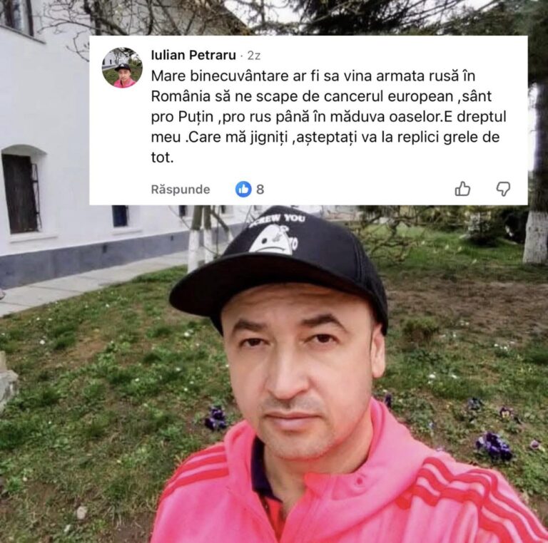 FOTO: Fanii lui Putin sunt printre noi. Comentarii scandaloase pe pagina Ambasadei Rusiei la București