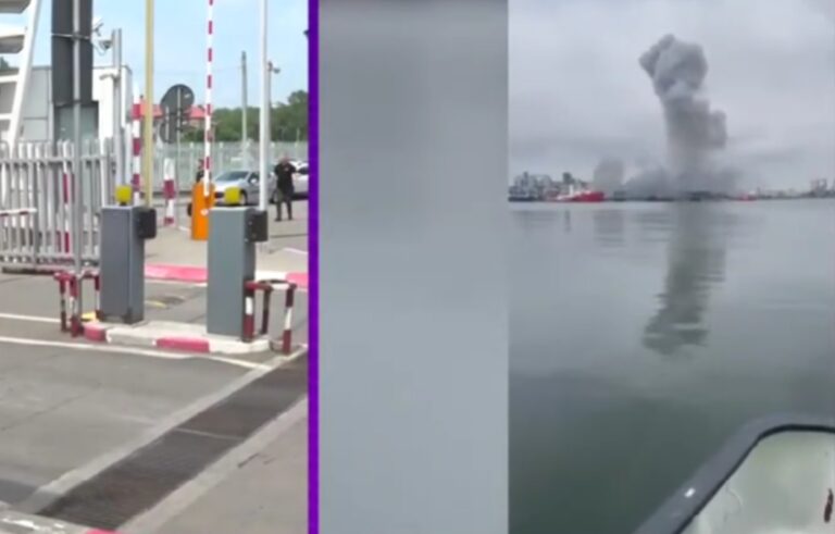 Explozia dronei maritime din Portul Constanța: Parchetul a deschis dosar penal și anchetează incidentul