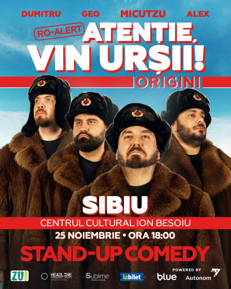 Micutzu aduce turneul „RO-ALERT – Atenție, vin urșii!” la Centrul Cultural Ion Besoiu