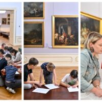 Educația prin artă prinde viață la Muzeul Național Brukenthal: Elevii unei școli din Sibiu au transformat galeriile într-o sală de clasă interactivă