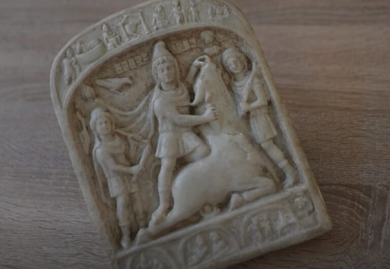 Relieful mithraic de la Vințu de Jos - piesă de patrimoniu, expusă la Muzeul de Istorie „Casa Altemberger”, din Sibiu