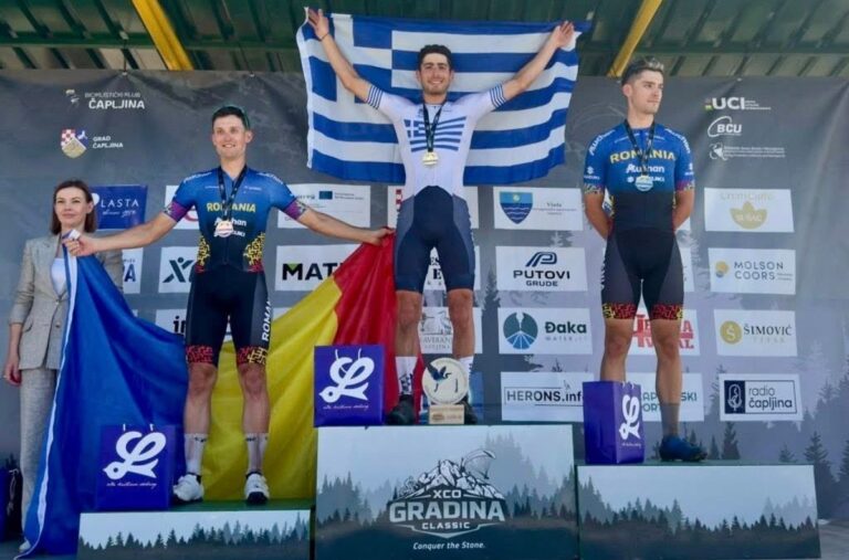 Argint pentru sibianul Patrick Pescaru la Campionatul Balcanic de Mountain Bike XCO din Bosnia și Herțegovina. România, rezultate excelente pe podium