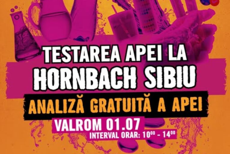 Testare gratuită a apei, în Sibiu - Analiză completă pentru apa din puțuri și foraje