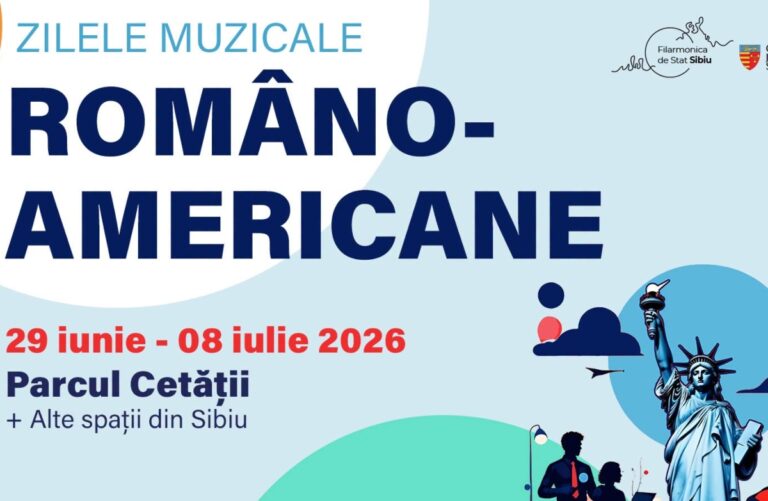 Zilele Muzicale Româno-Americane 2026 au început la Sibiu. 10 zile de concerte gratuite în Parcul Cetății