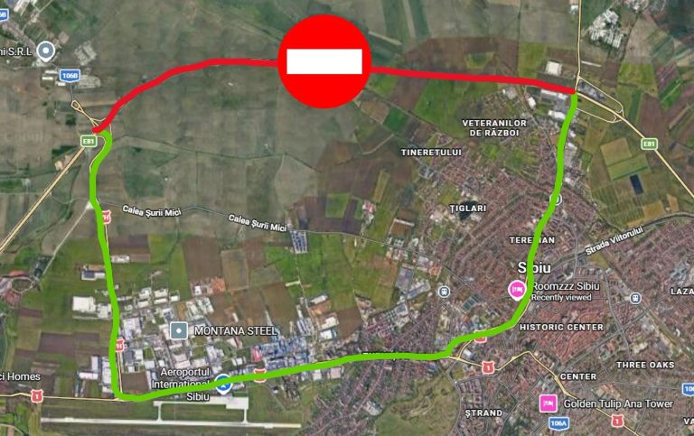 ATENȚIE! Ultima noapte cu restricții pe A1, la Sibiu. Autostrada se închide complet în ambele sensuri
