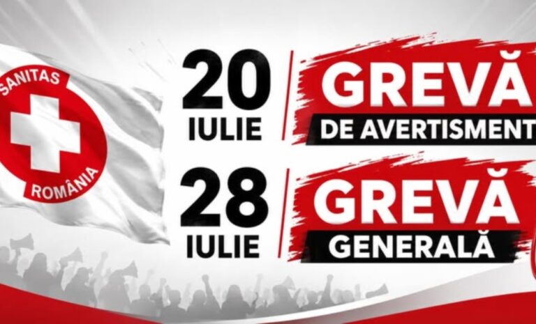 Grevă SANITAS în sănătate: doar urgențele vor fi tratate. 50.000 de angajați, așteptați să oprească activitatea