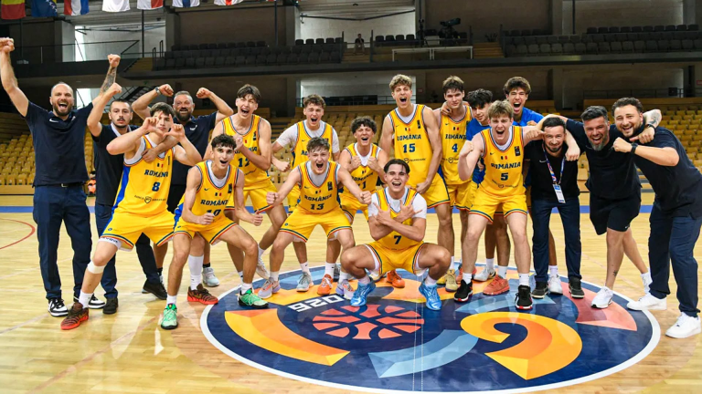 România U18, în Sferturile de Finală ale Diviziei B, la EuroBasket