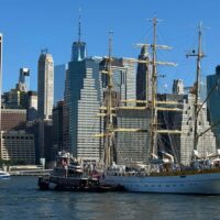 Nava Școală „Mircea” navighează spre Boston și intră în cursa „Trofeul celor 5 Surori”, după plecarea din New York
