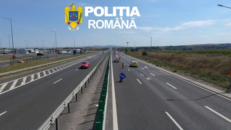 FOTO: Șoseaua GROAZEI pentru vitezomani! 201 km/h, 190 km/h și 168 km/h pe A1, în zona Sibiu