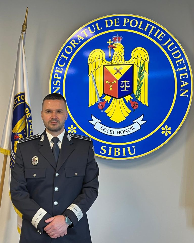 ULTIMA ORĂ/FOTO: SCHIMBARE la vârful IPJ Sibiu. Cine este noul adjunct al șefului poliției sibiene