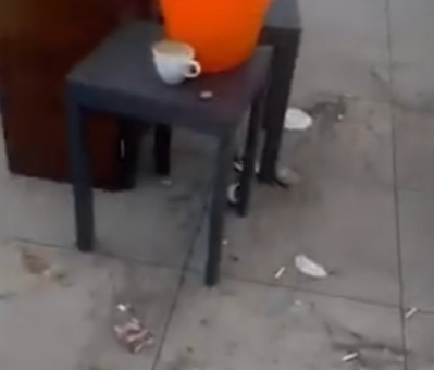 VIDEO: Elicopterul „șmecherilor” a aterizat direct lângă piscină. A vrut să-și ia fata „în stil mare” dar a lăsat haos în urmă