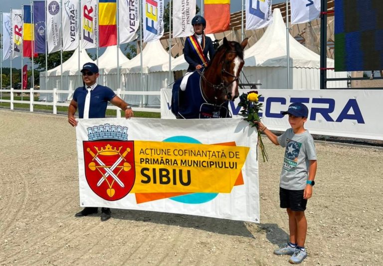 Sibianca Adelina Paralescu, campioană națională la echitație: Sportiva de la CSM Sibiu își apără titlul la Amatori II