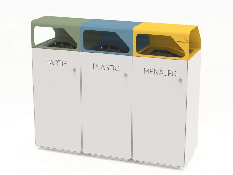 Cosuri metalice de gunoi stradal: solutii durabile pentru spatii publice