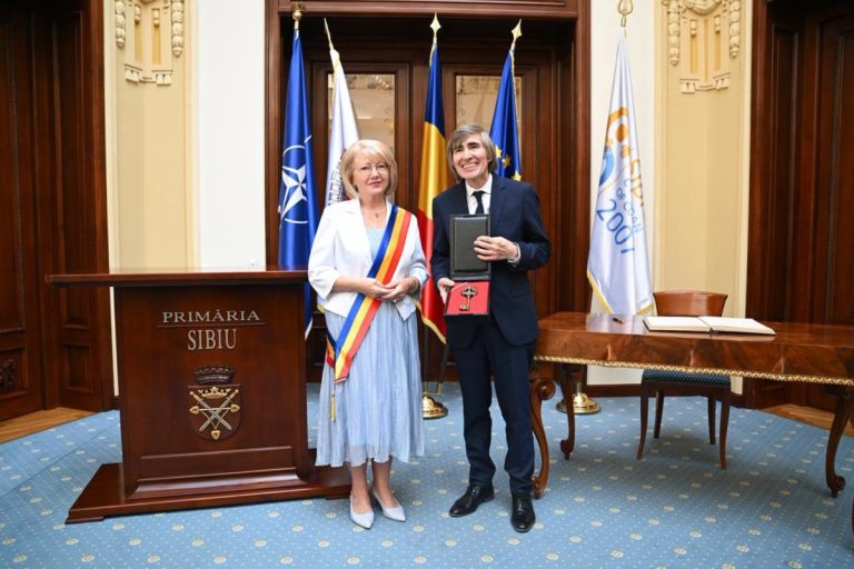 Ricky Dandel, Cetățean de Onoare al Sibiului: „Din Sibiu nu se pleacă niciodată cu adevărat”