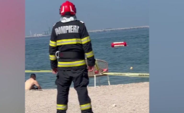 Alertă pe plaja din Mamaia! O dronă descoperită în mare a declanșat intervenția autorităților