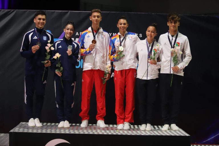 România domină Cupa Mondială de Gimnastică Aerobică de la Oradea: 5 medalii la World Cup și încă 13 la ROMGYM Trophy 2026