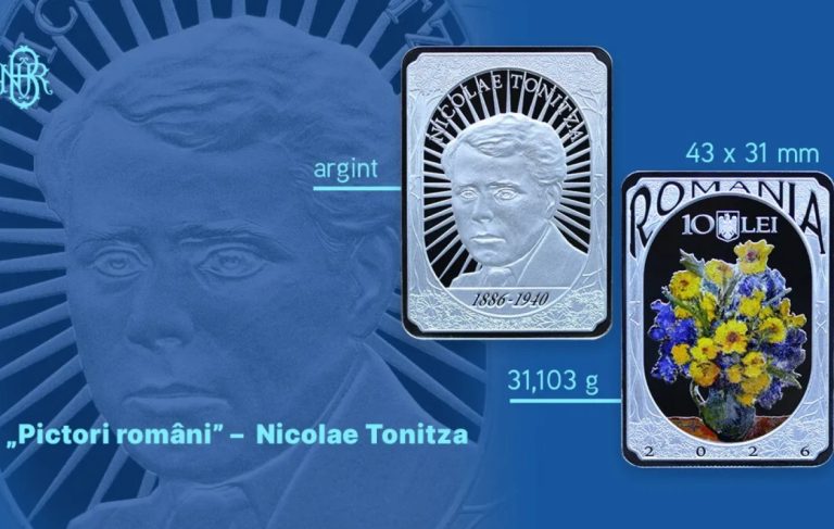 BNR lansează prima monedă în formă de tablou: piesă de colecție dedicată lui Nicolae Tonitza