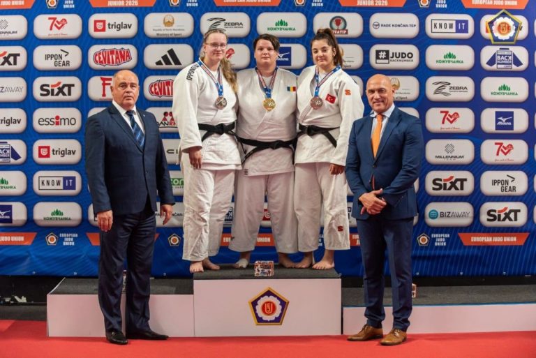 România, aur și argint la Cupa Europeană de Judo U21 de la Skopje. Sibianca Roxana Vișa, campioană europeană la categoria +78 kg